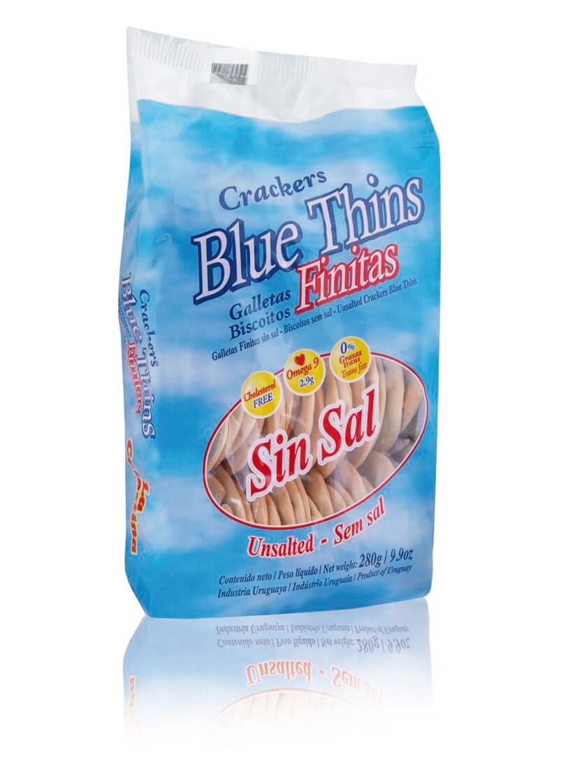 BLUE THINS FINITAS SIN SAL 9.9oz