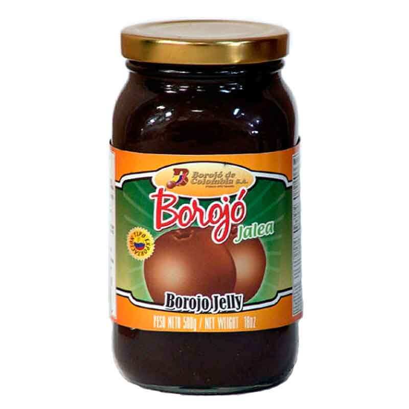 Borojó Jalea 18oz jar, a delicious fruit spread from Colombia rich in antioxidants and perfect for toast and smoothies.
