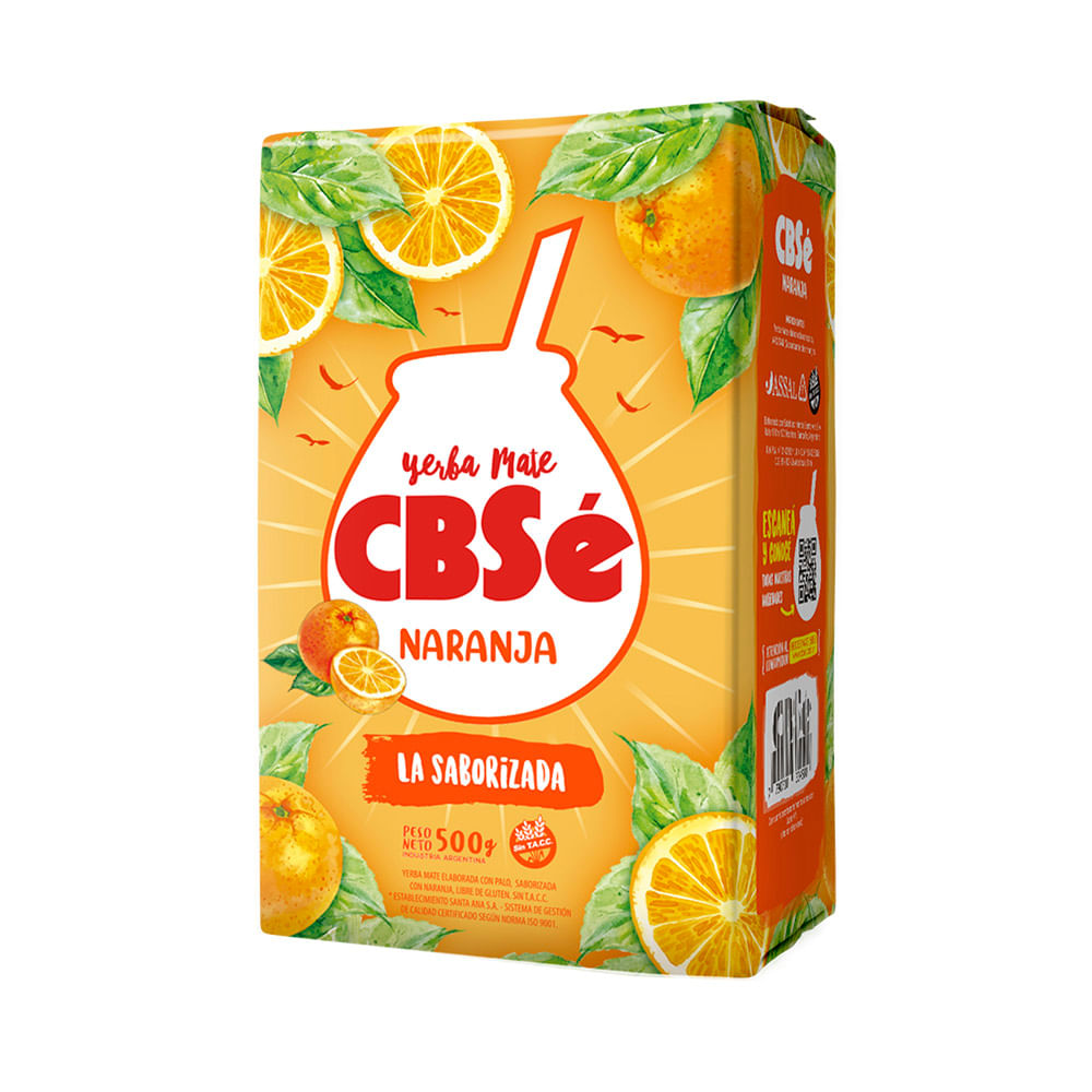 YERBA MATE CBSE NARANJA 500gr