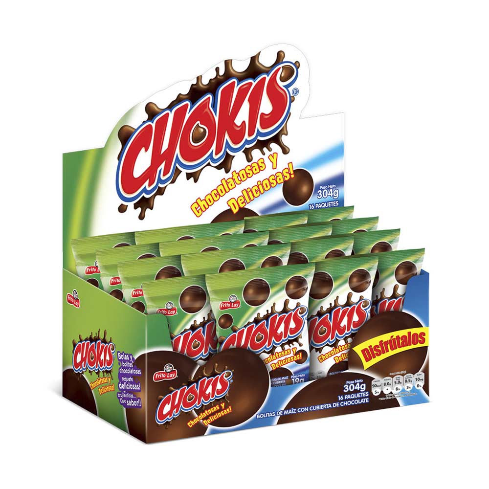 CHOKIS BOLITAS DE MAIZ (16 PACK)