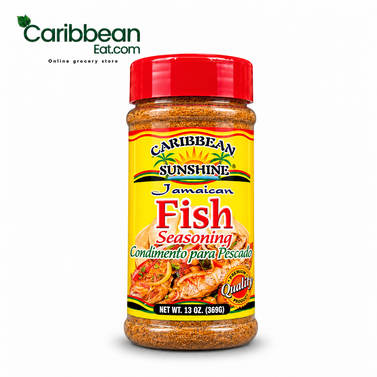 Caribbean Sunshine Jamaican Fish Seasoning 13oz