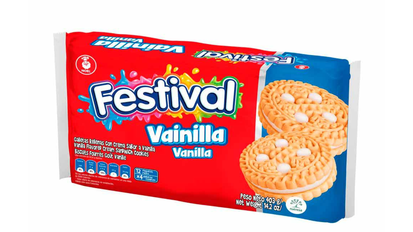 FESTIVAL VAINILLA COOKIES 14.2oz (12 PACK) EA.