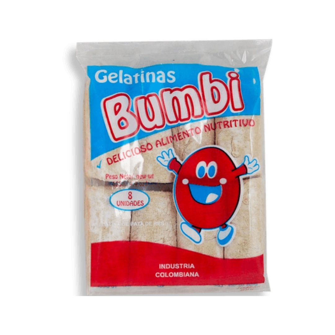 GELATINA BLANCA BUMBI 18 CT