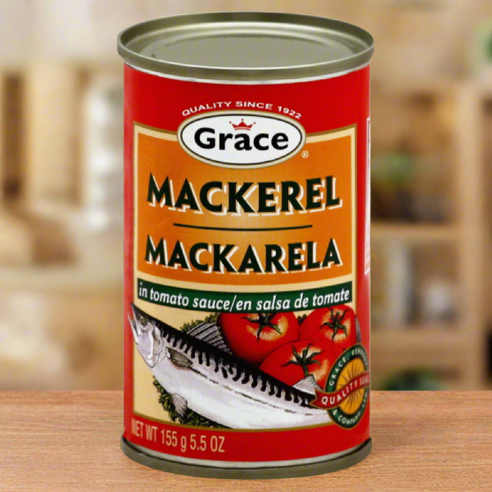 Grace Mackerel in Tomato Sauce 5.5 oz (4 Pack)