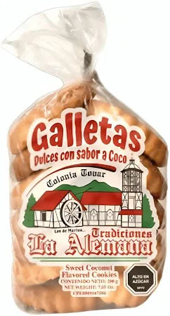 LA ALEMANA SWEET COCONUT COOKIES 7oz