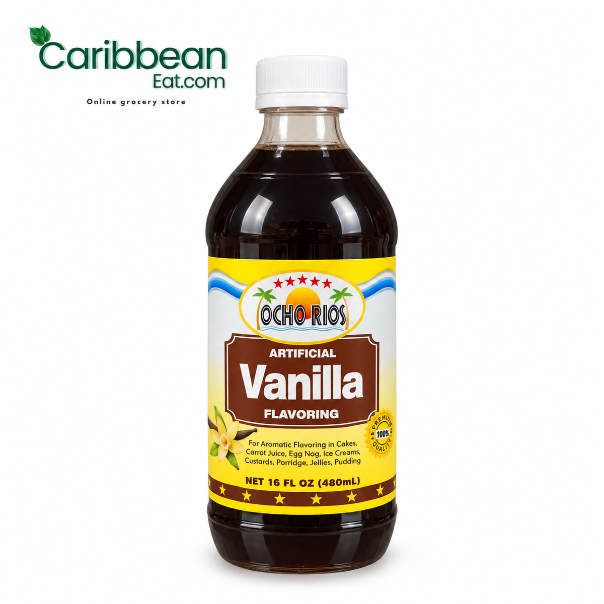 Ocho Rios Artificial Vanilla Flavoring 16oz