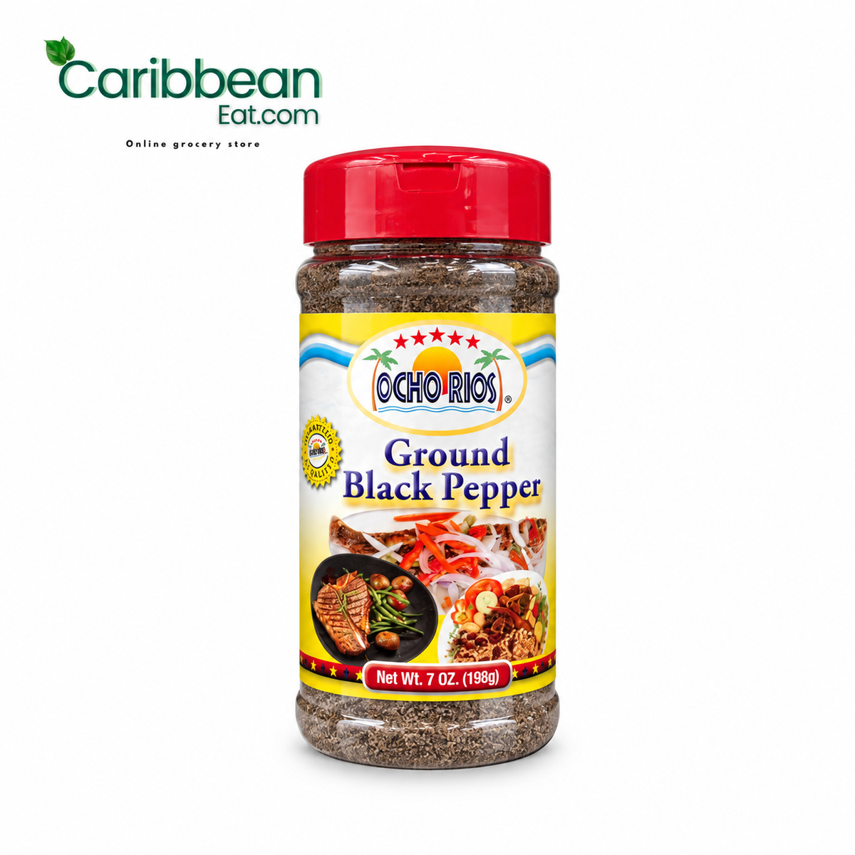 Ocho Rios Ground Black Pepper 7oz