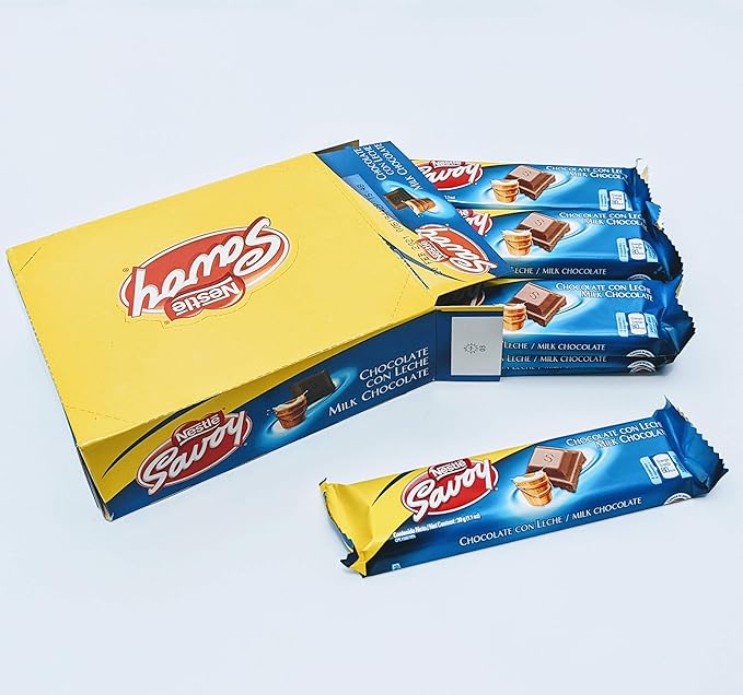 SAVOY CHOCOLATE CON LECHE 30gr (12 PACK)