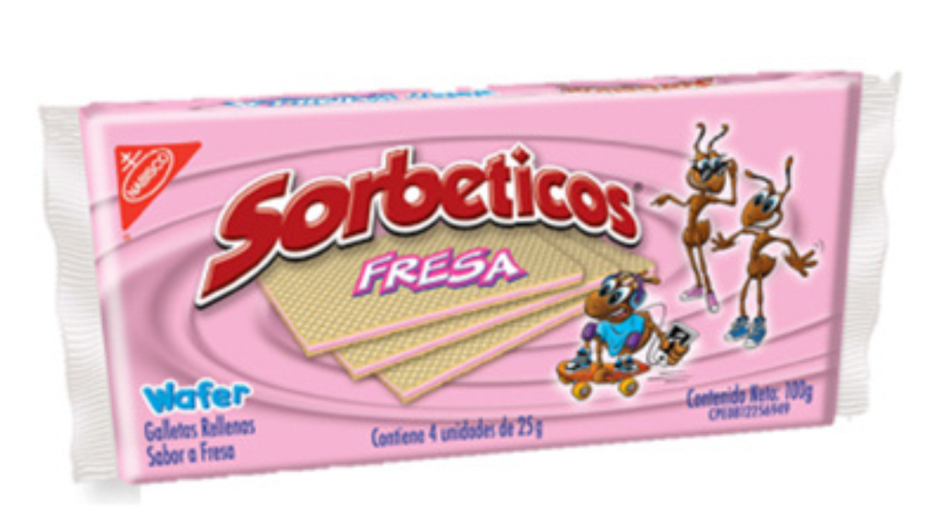 SORBETICO WAFER FRESA 4 CT 25gr
