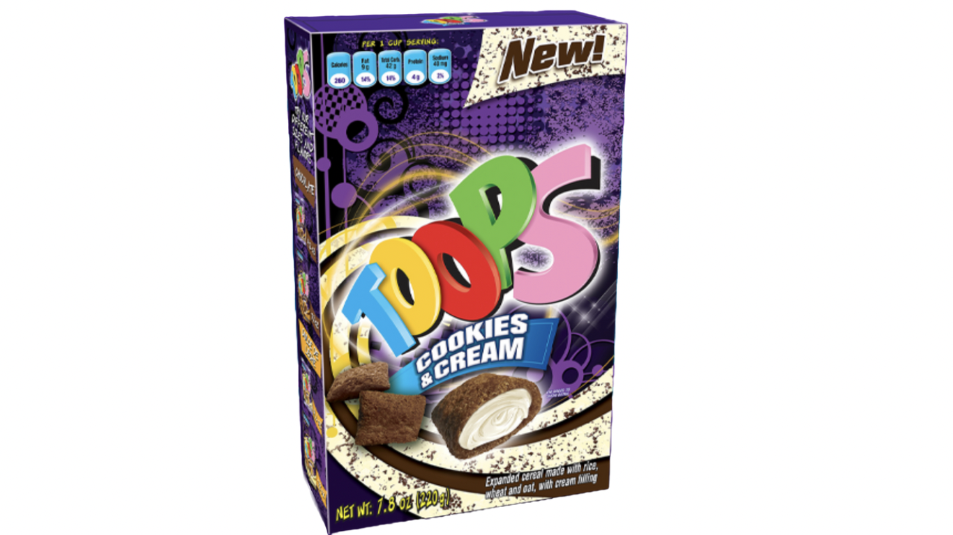 TOOPS CEREAL COOKIES $ CREAM 7.8oz