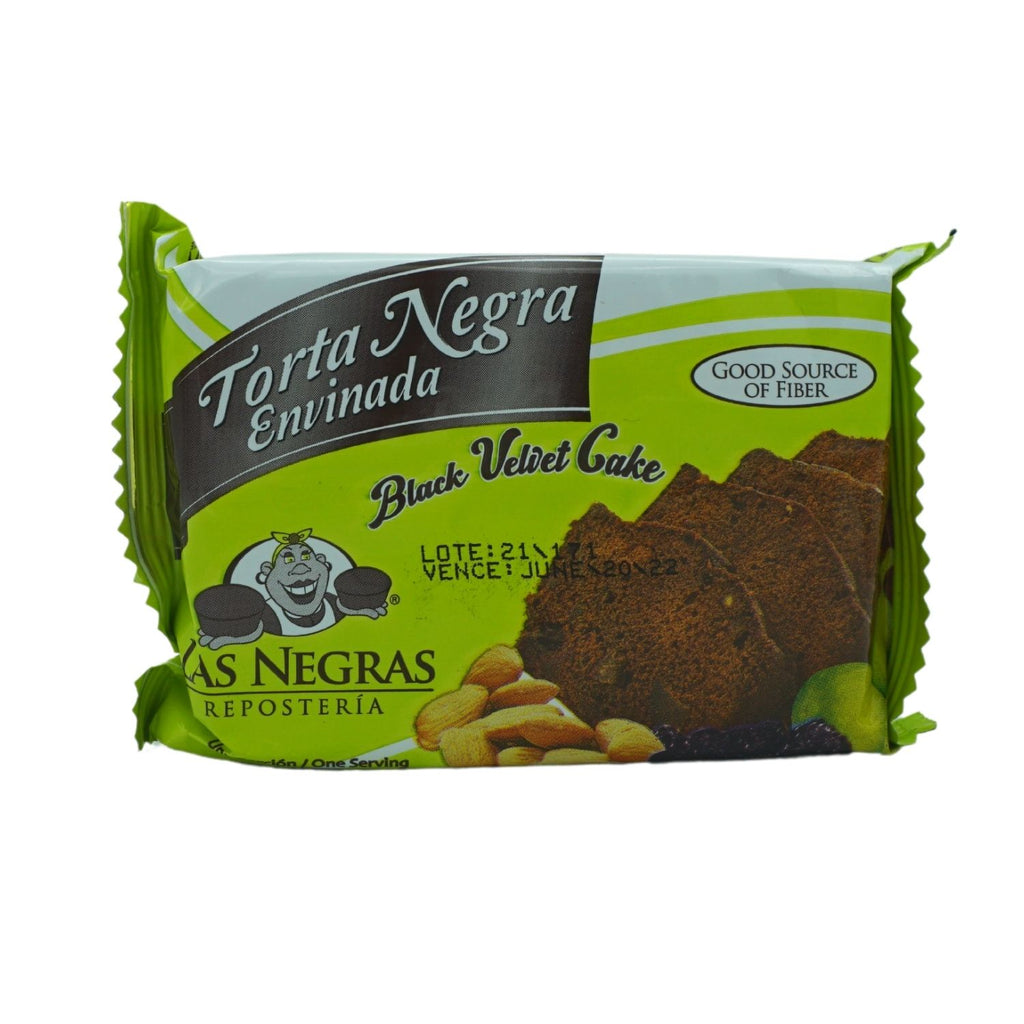LAS NEGRAS TORTA NEGRA ENVINADA / BLACK VELVET CAKE 100gr