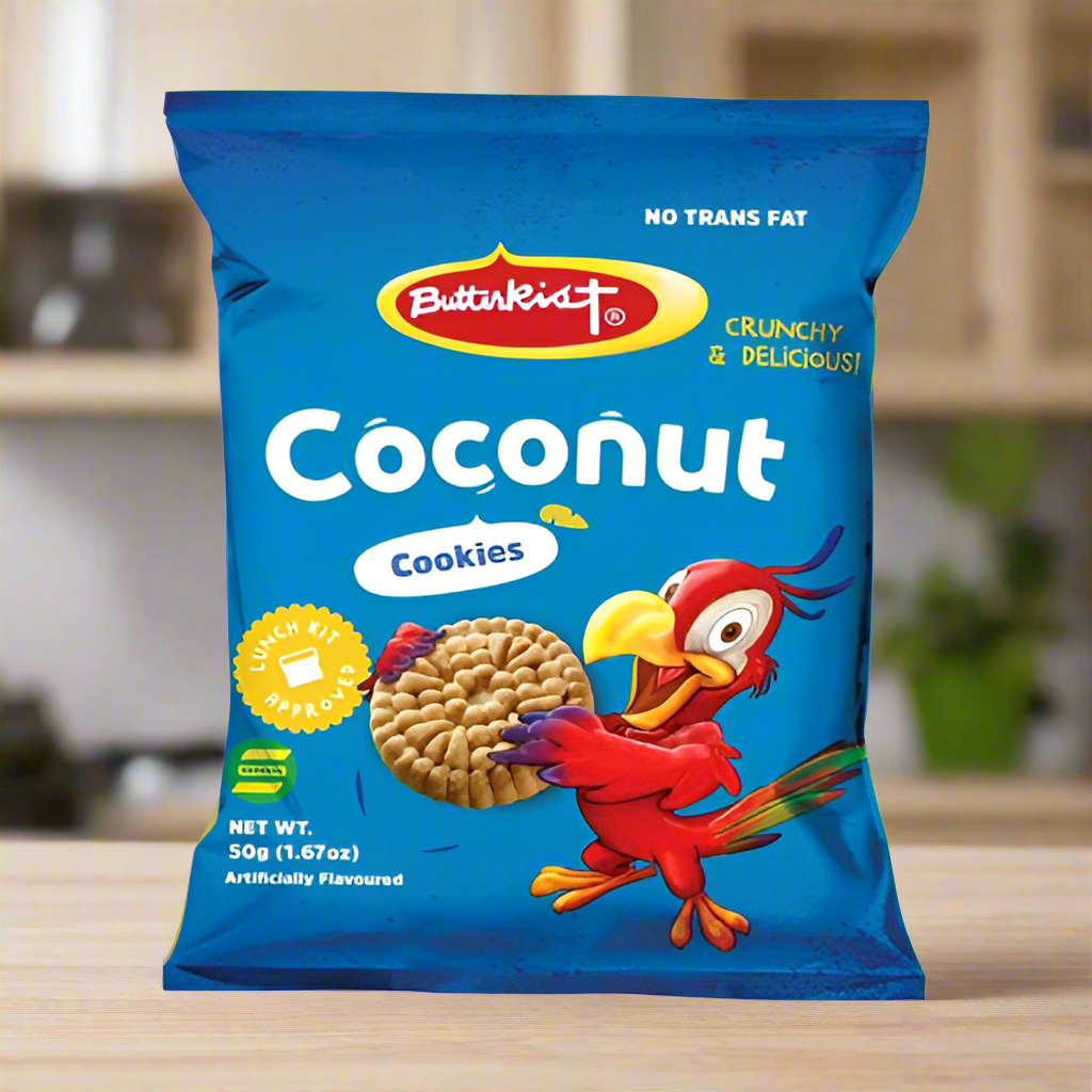 BUTTERKIST COCONUT COOKIES 55gr (3 PACK)