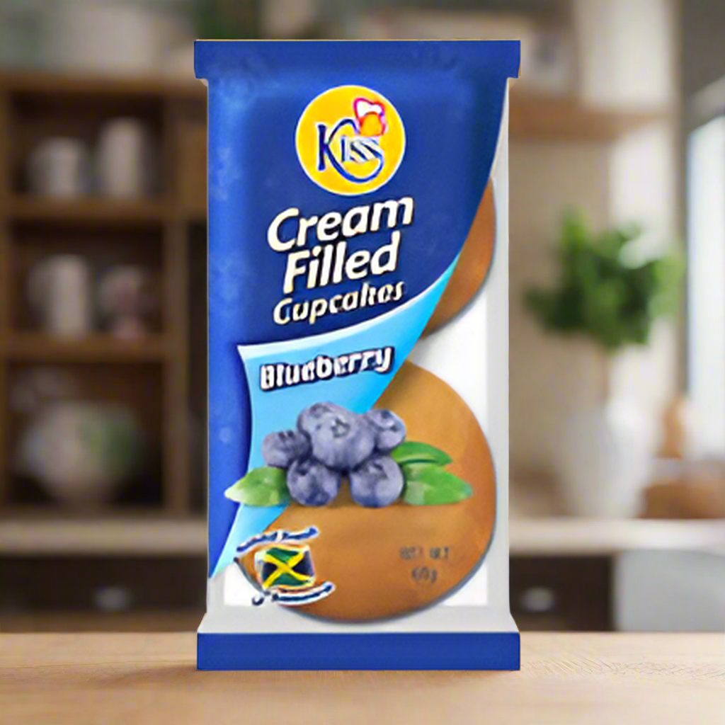 KISS CAKES CUPCAKES BLUEBERRY 75gr (3 PACK)