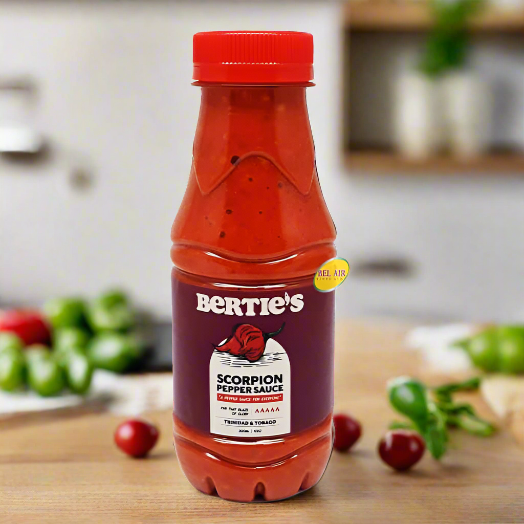 BERTIE'S SCORPION PEPPER SAUCE 300ml