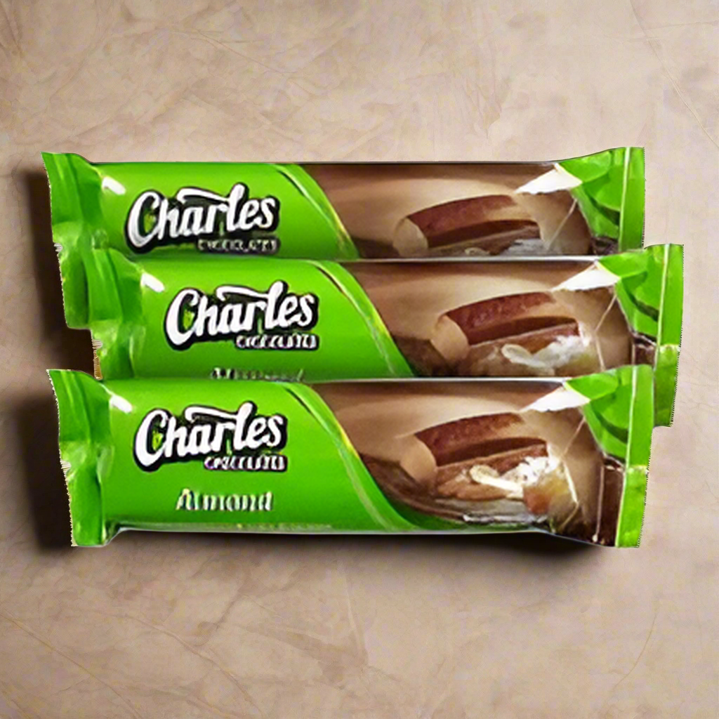 CHARLES CHOCOLATE ALMOND 50gr (12 PACK)