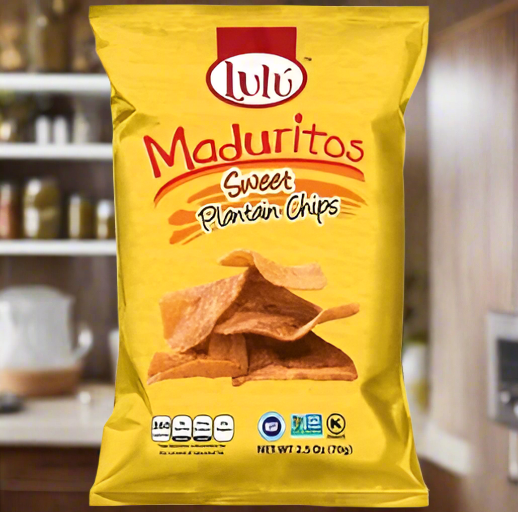 LULU SWEET PLANTAIN CHIPS 2.5oz (6 PACK)