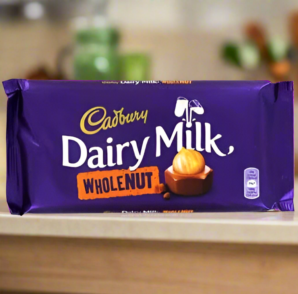 CADBURY WHOLE NUT 180gr