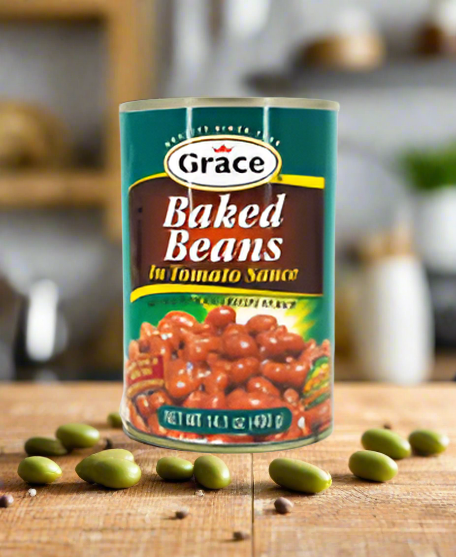 Grace Baked Beans in Tomato Sauce 14 oz (2 Pack)