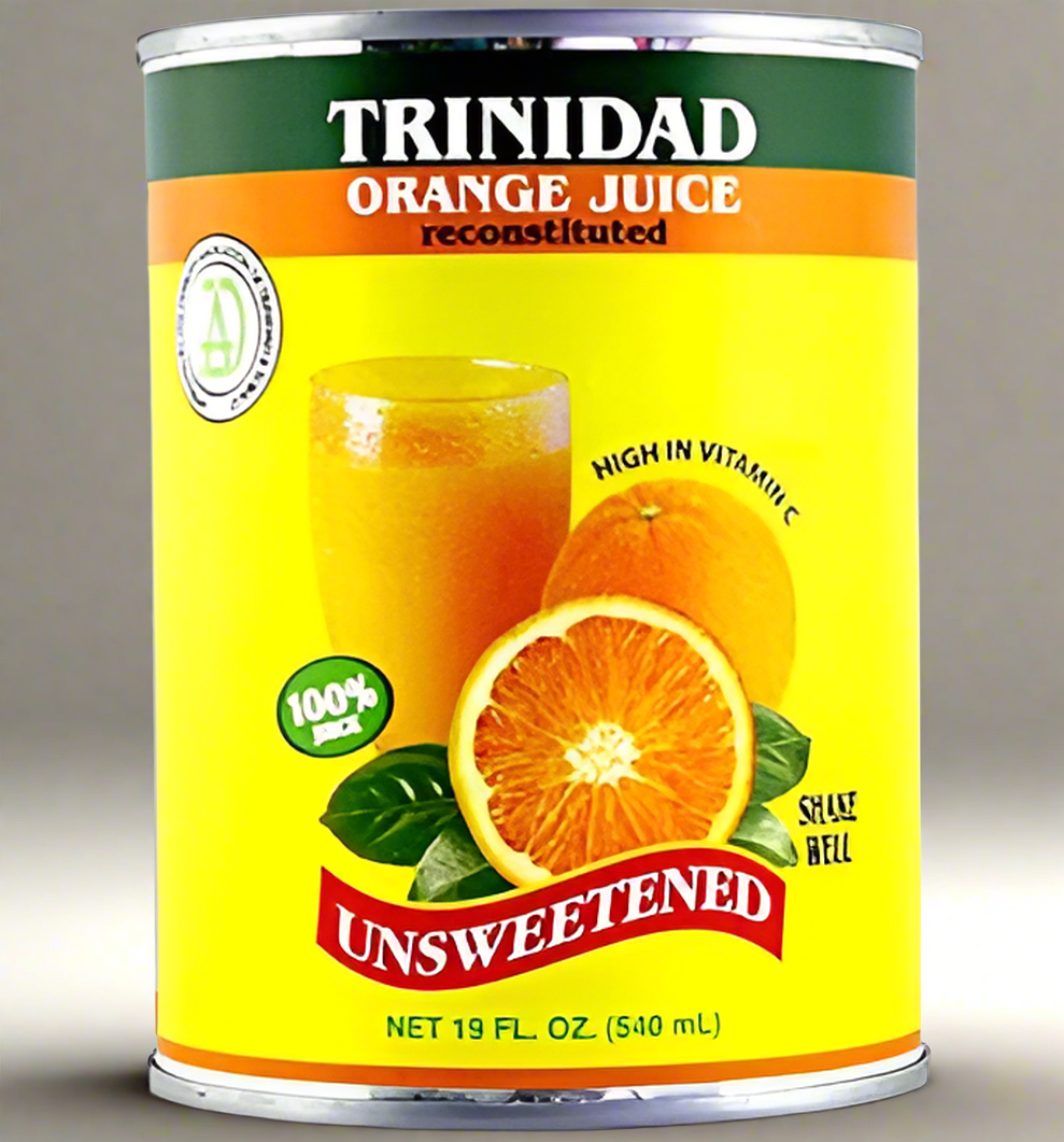 TRINIDAD ORANGE JUICE UNSWEETENED 19oz 2PK