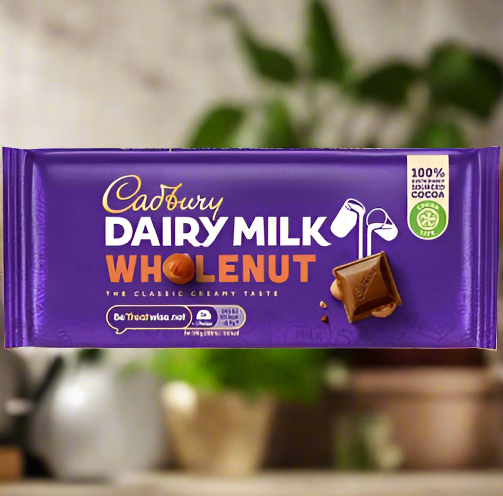 CADBURY WHOLE NUT 120gr (3 PACK)