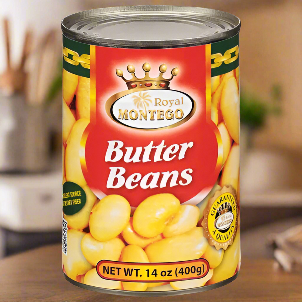 ROYAL MONTEGO BUTTER BEANS 14oz (2 PACK)
