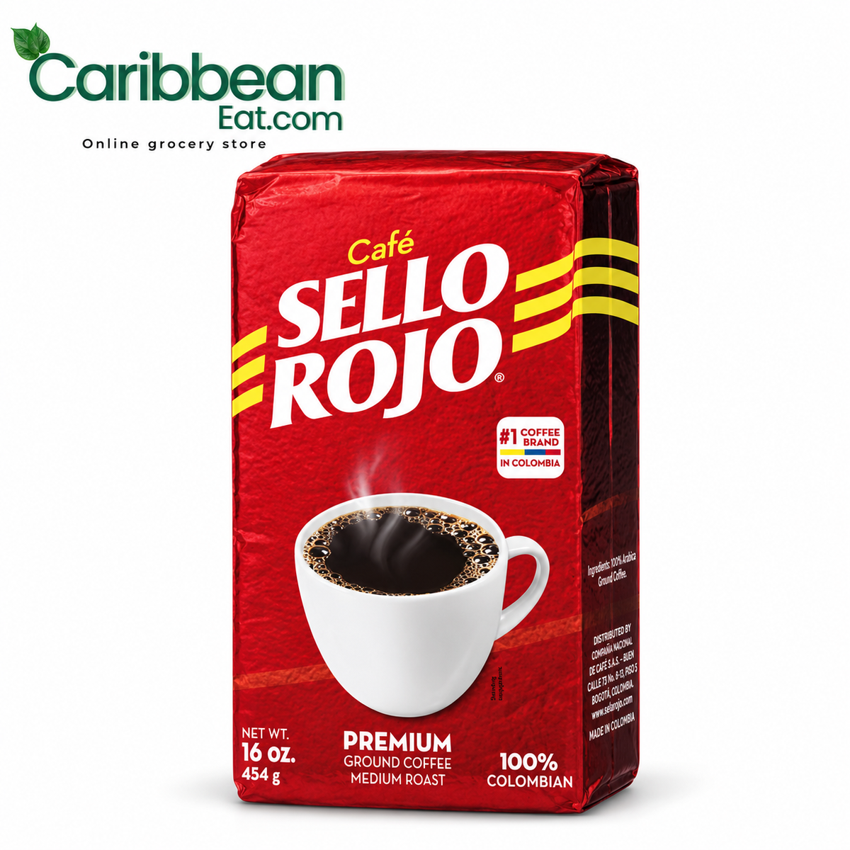 Café Sello Rojo Premium Ground Coffee 16 oz
