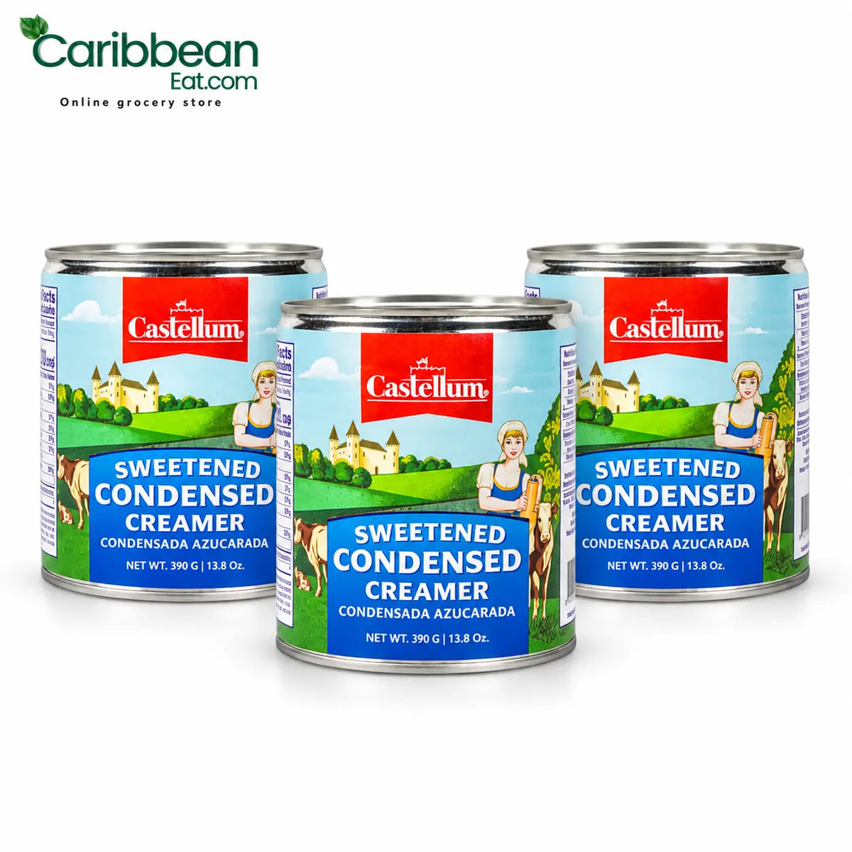 Castellum Condensed Milk 13.8oz (3 Pack)