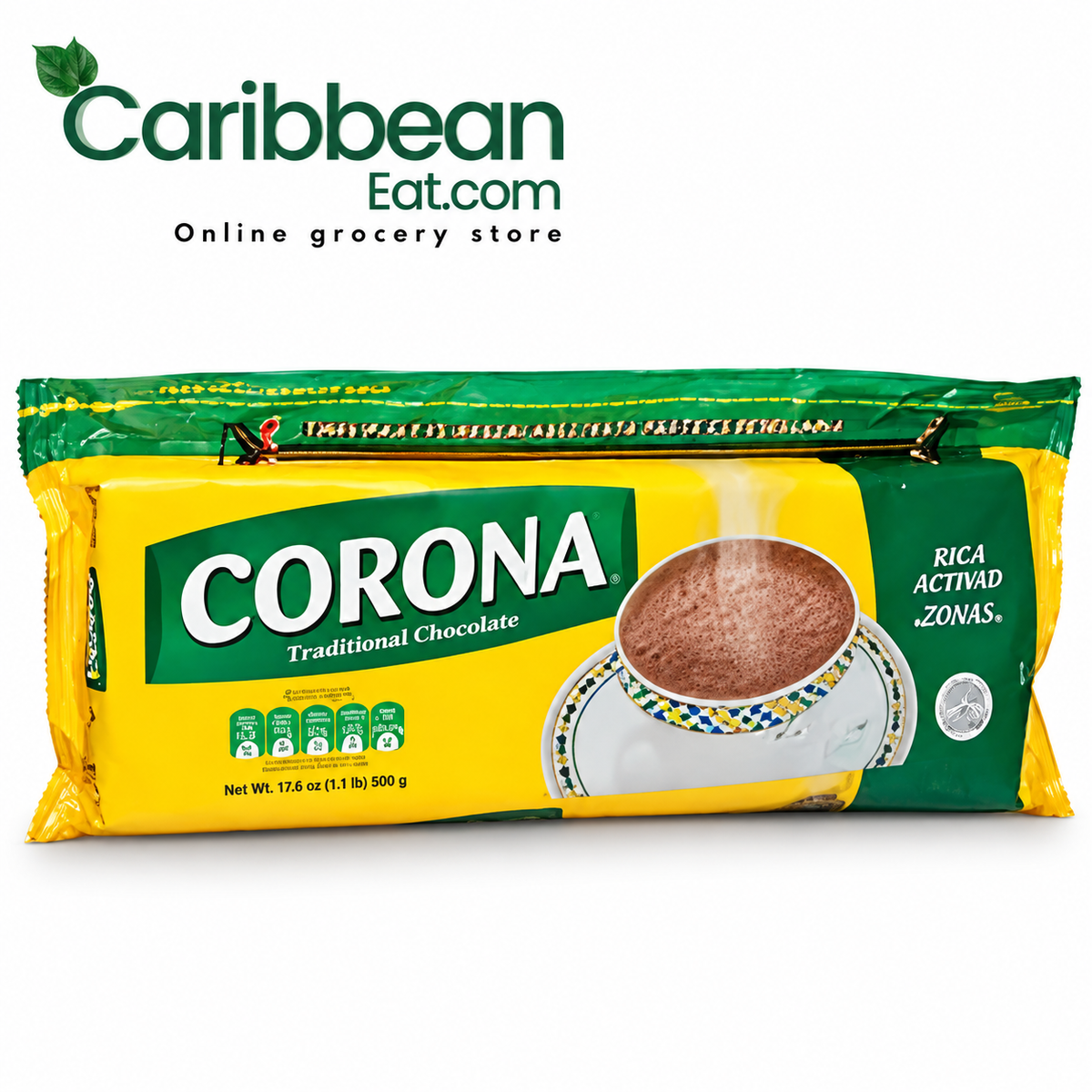 Chocolate Corona Traditional Resealable 17.6 oz