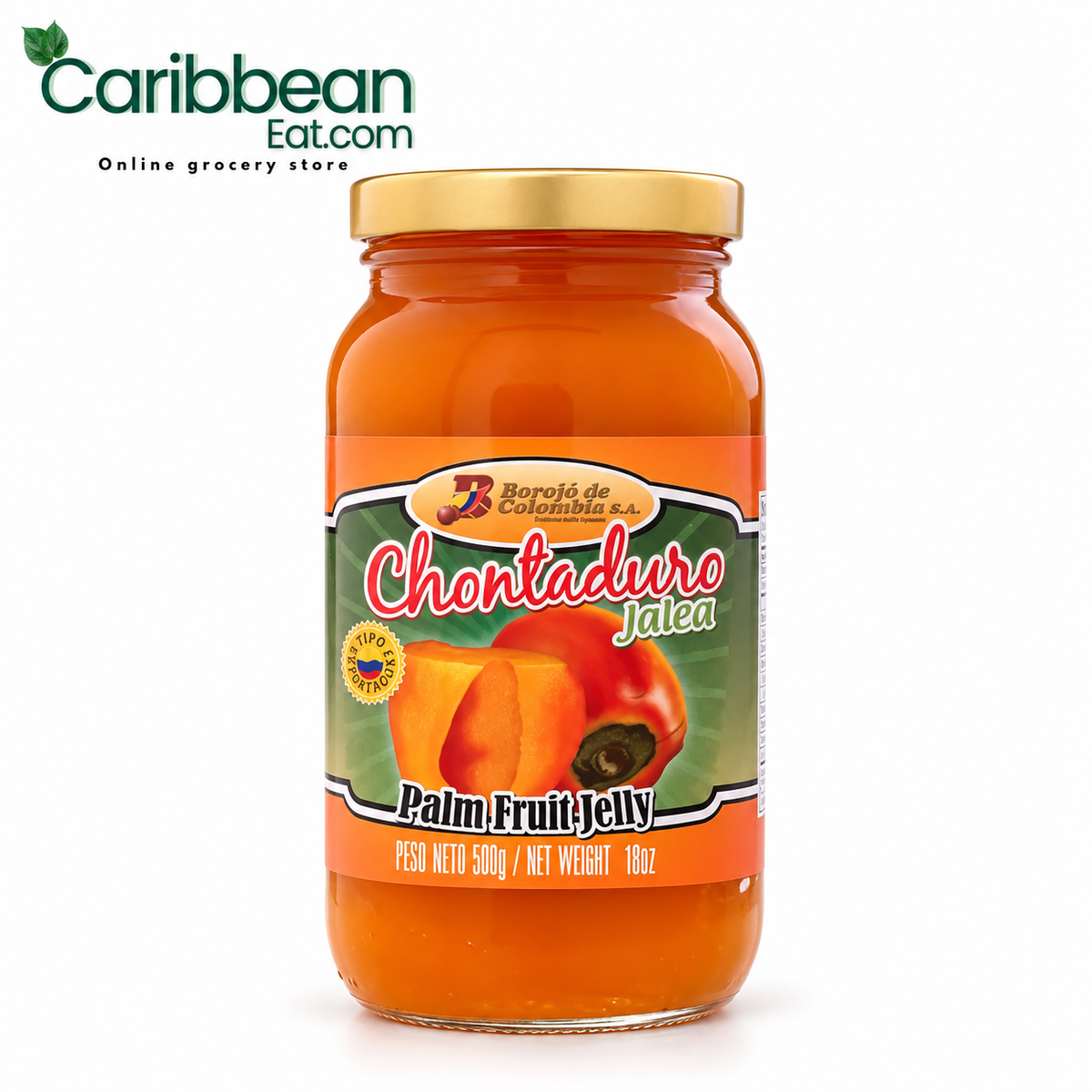 Chontaduro de Colombia Palm Fruit Jelly 18 oz