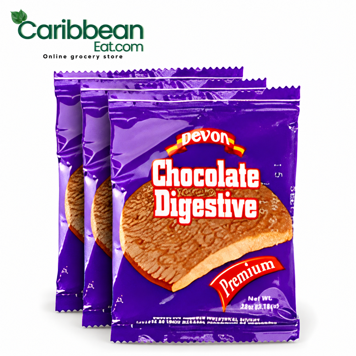 Devon Chocolate Digestive Biscuits 0.78 oz 10 Pack