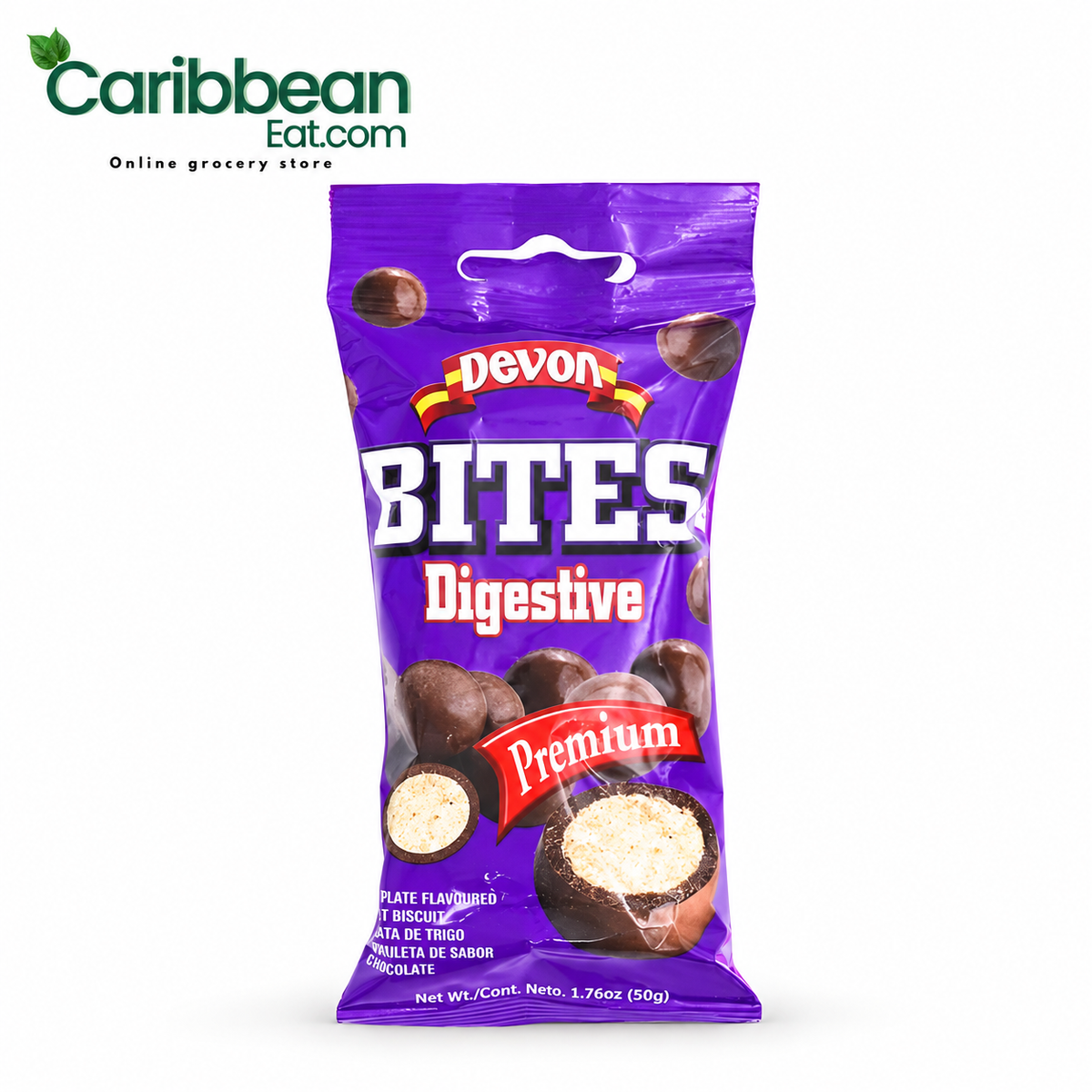 Devon Chocolate Digestive Bites 3.17 oz 2 Pack