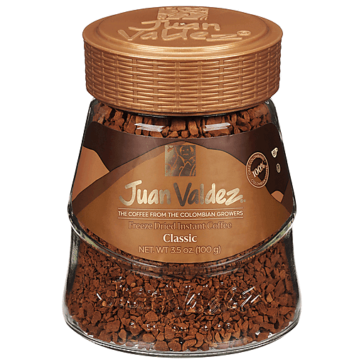 JUAN VALDEZ COFFEE, INSTANT FREEZA DRIED CLASSIC 3.5oz
