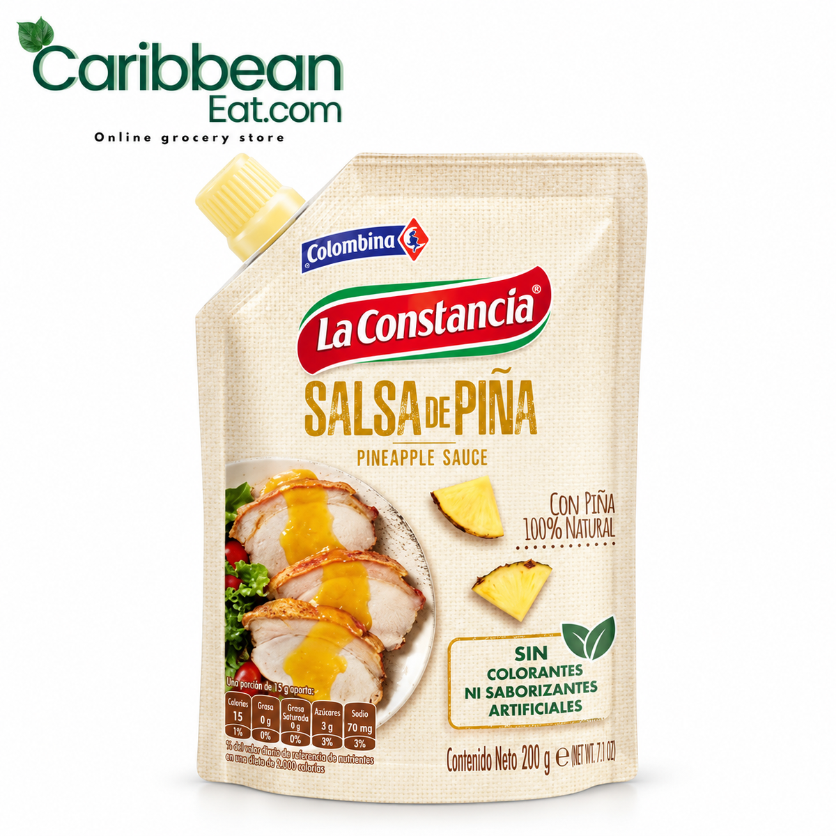 La Constancia Salsa de Piña Pineapple Sauce 200 g