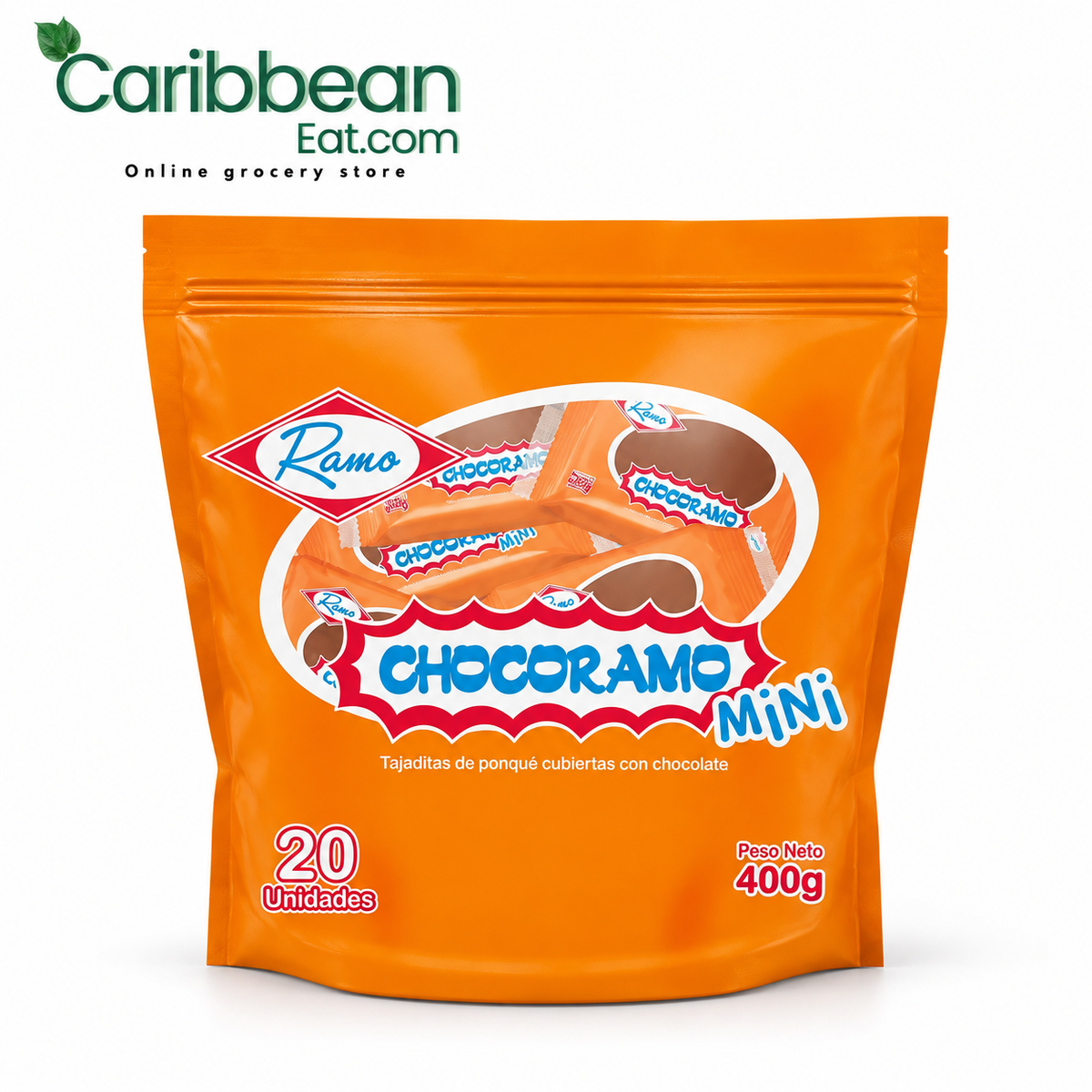 Ramo Mini Chocoramo Chocolate Covered Cakes 20 Pack