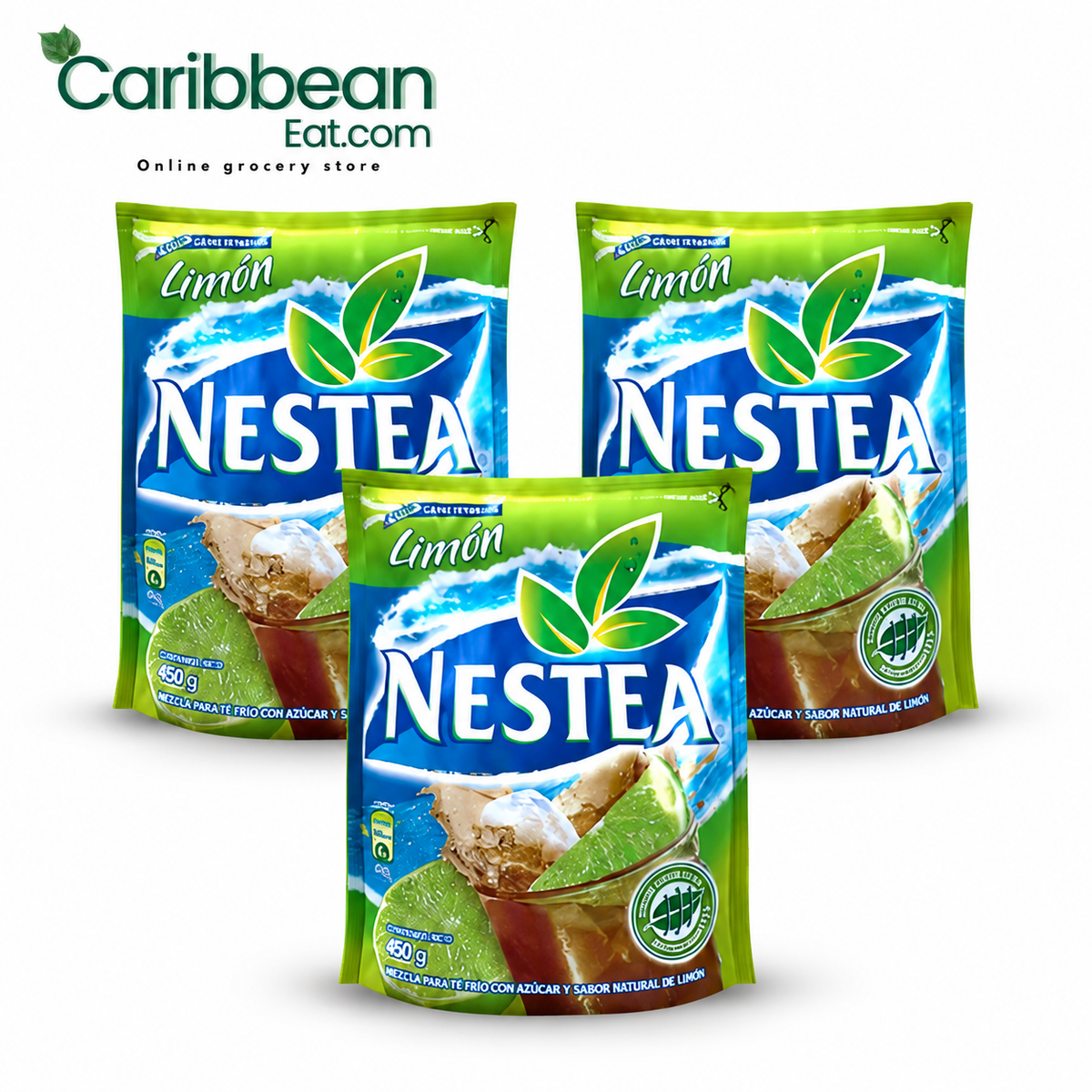 Nestea Limón Iced Tea Mix 90 g 3 Pack