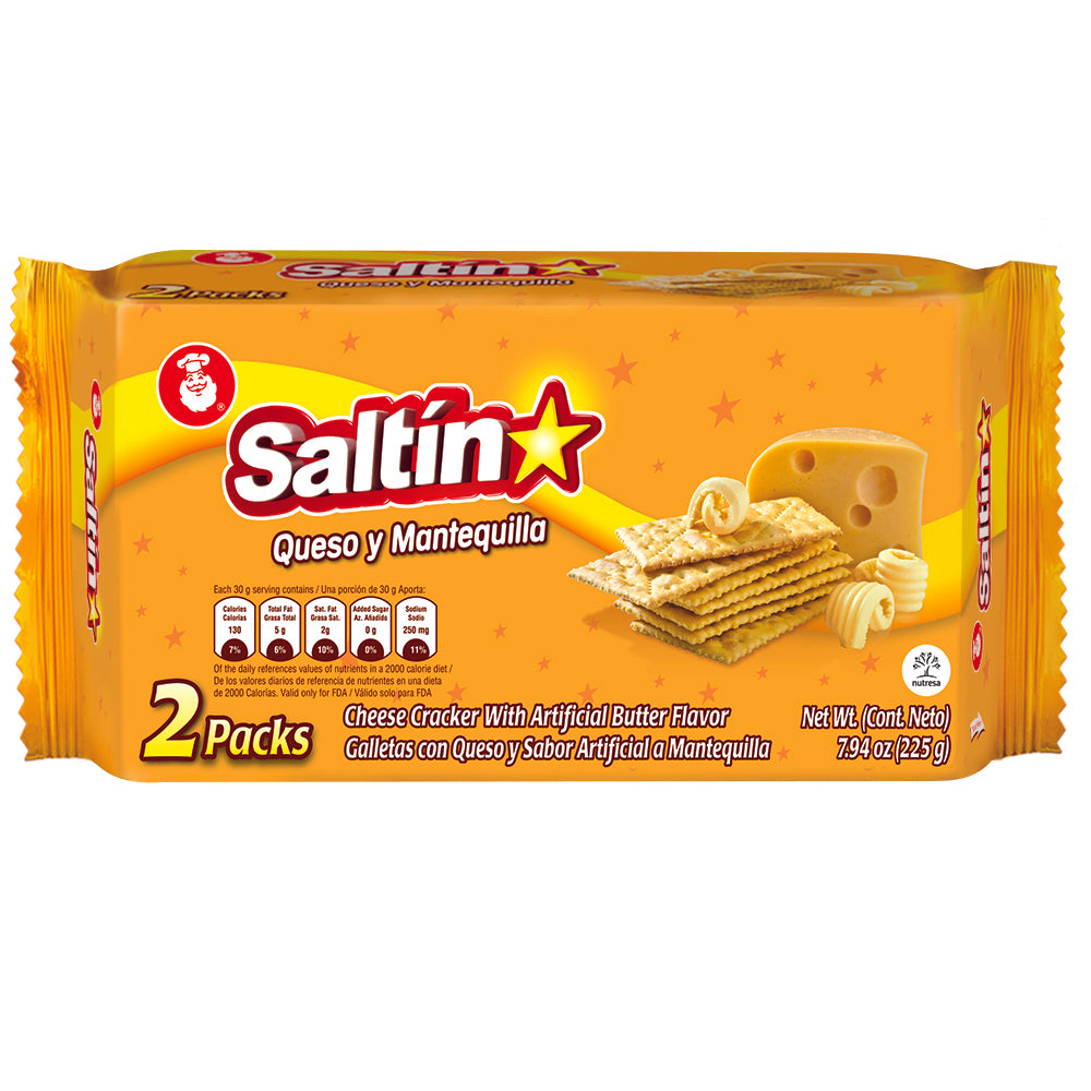 NOEL SALTIN CHEESE CRACKERS 7.9oz