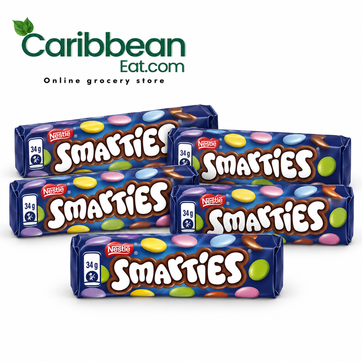 Smarties 34 g six-pack