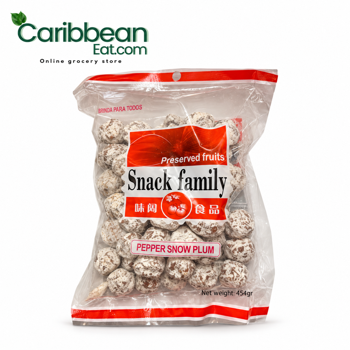 Snack Family Pepper Snow Plum 454 g