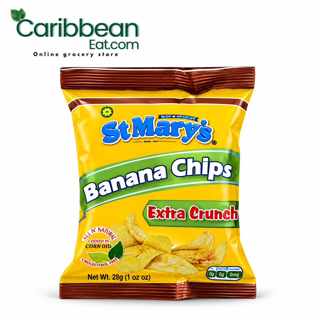 St. Mary’s Extra Crunch Banana Chips 20 Pack