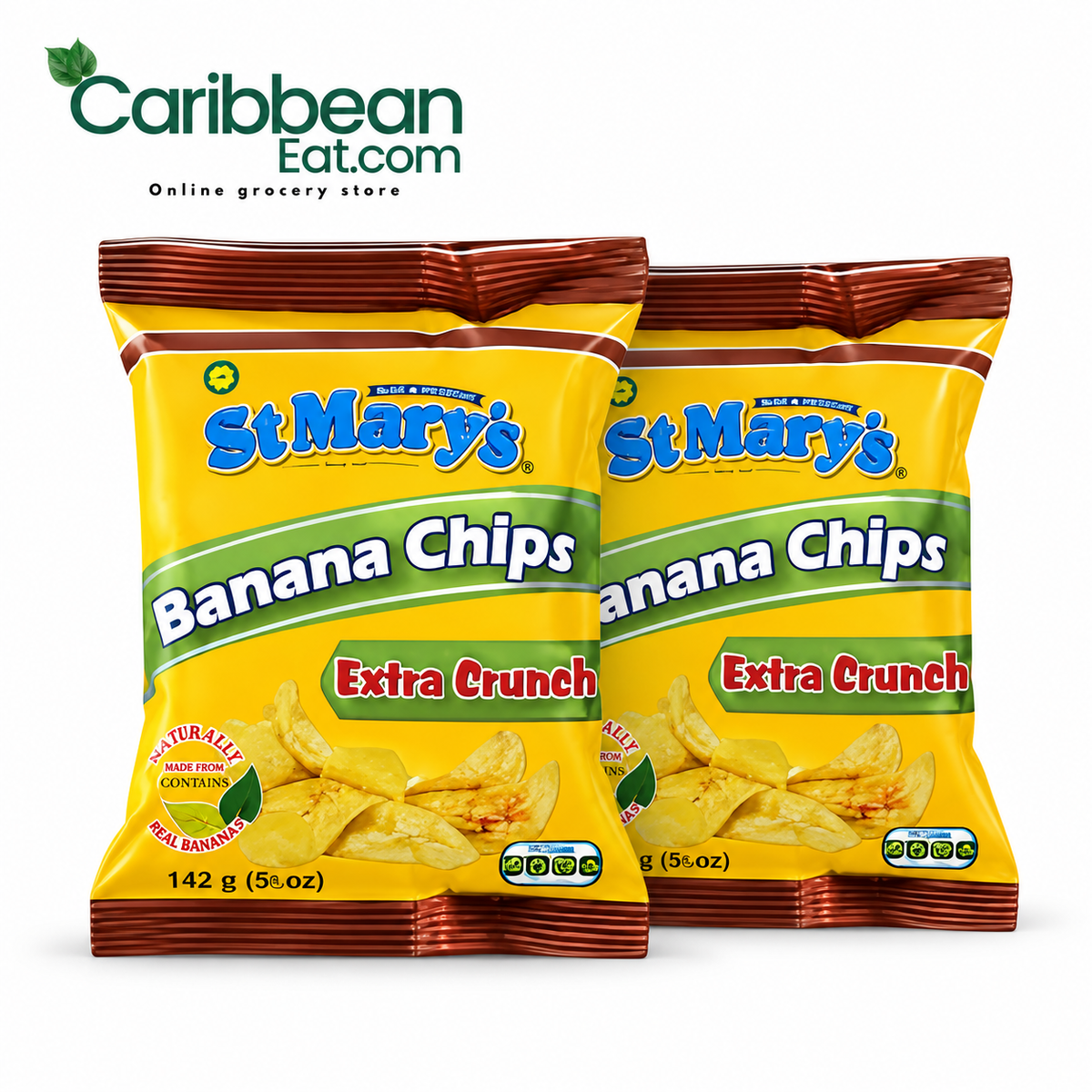 St. Mary’s Extra Crunch Banana Chips 142 g 2 Pack