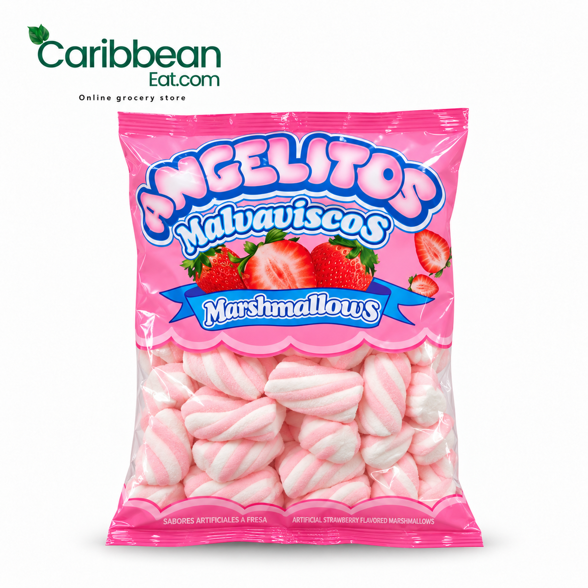Angelitos Malvaviscos Strawberry Marshmallows 7oz