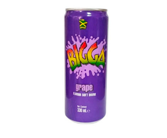 BIGGA SODAS GRAPE 330ml (3 PACK)