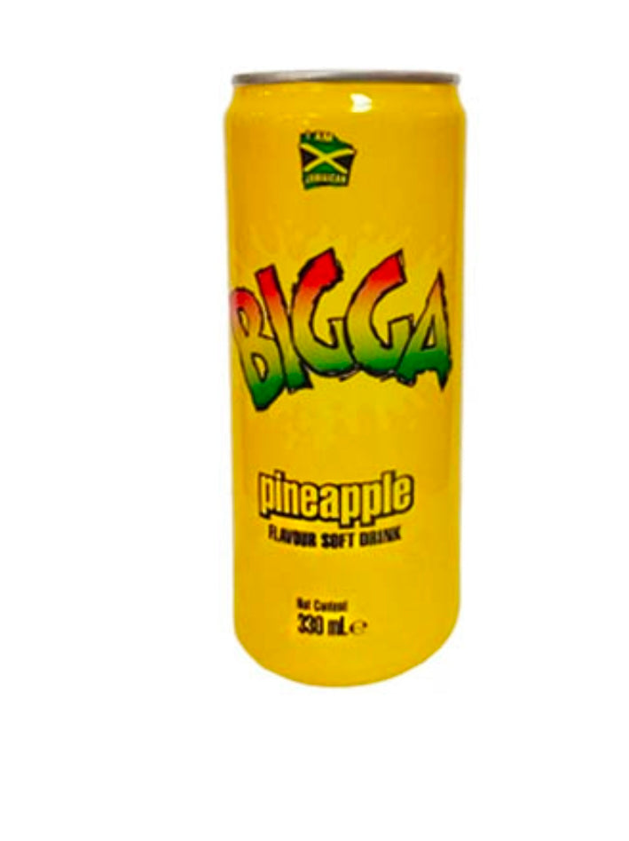 BIGGA SODAS PINEAPPLE 330ml (3 PACK)