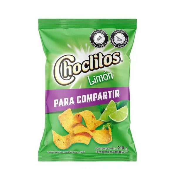 CHOCLITOS LIMON 210gr | Buy CHOCLITOS LIMON 210gr Online