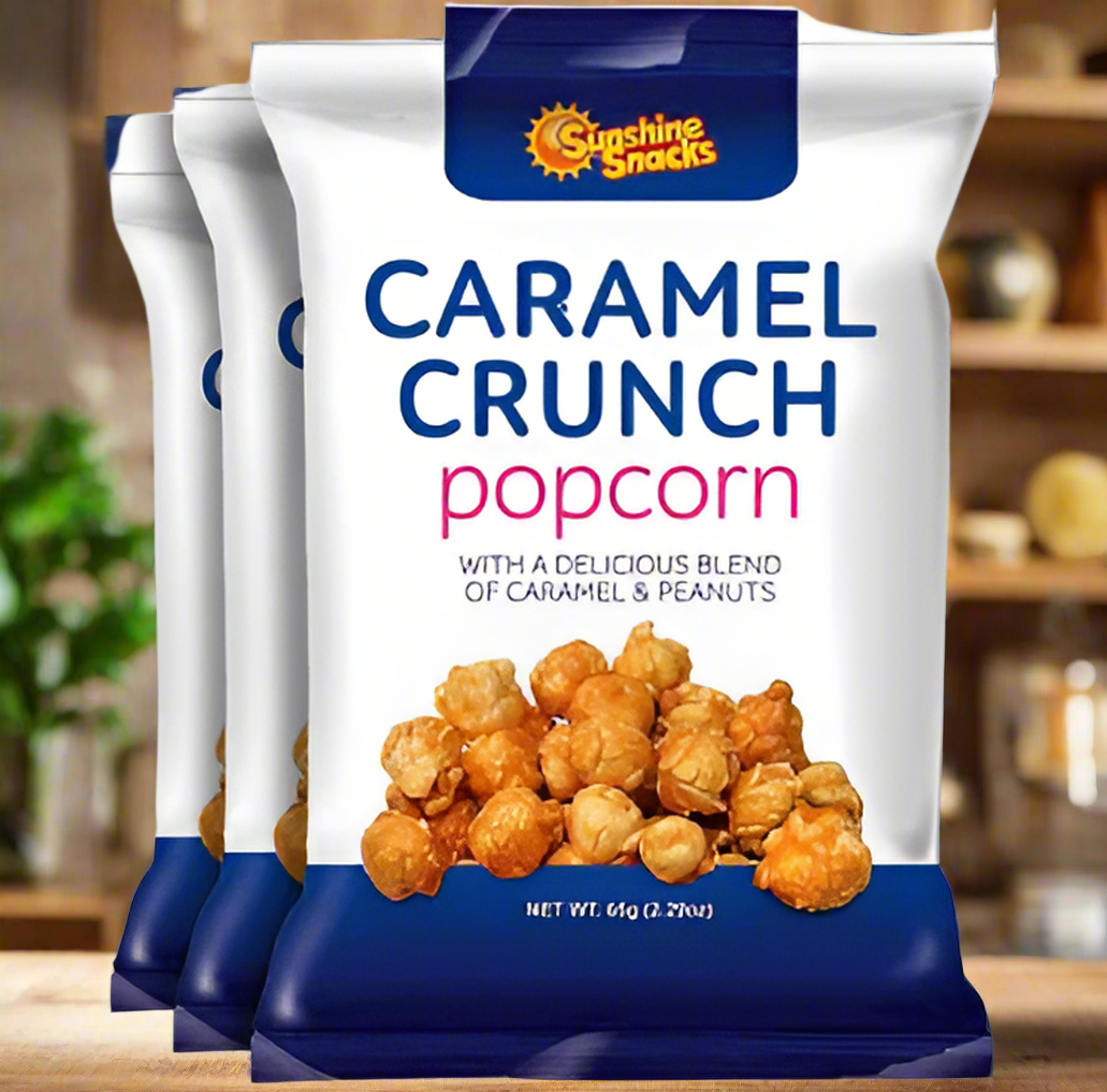 Caramel Crunch Popcorn 65 g (3 Pack)