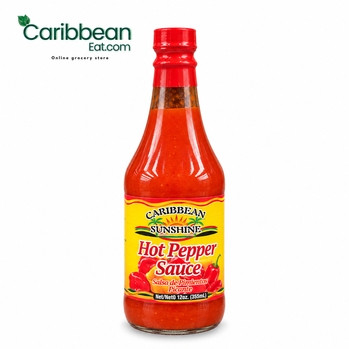Caribbean Sunshine Hot Pepper Sauce 12oz