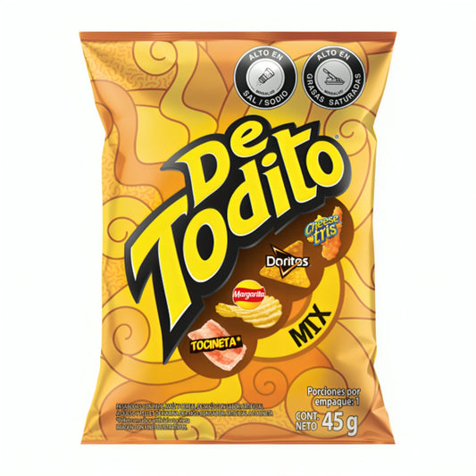 De Todito Doritos snack mix packaging 