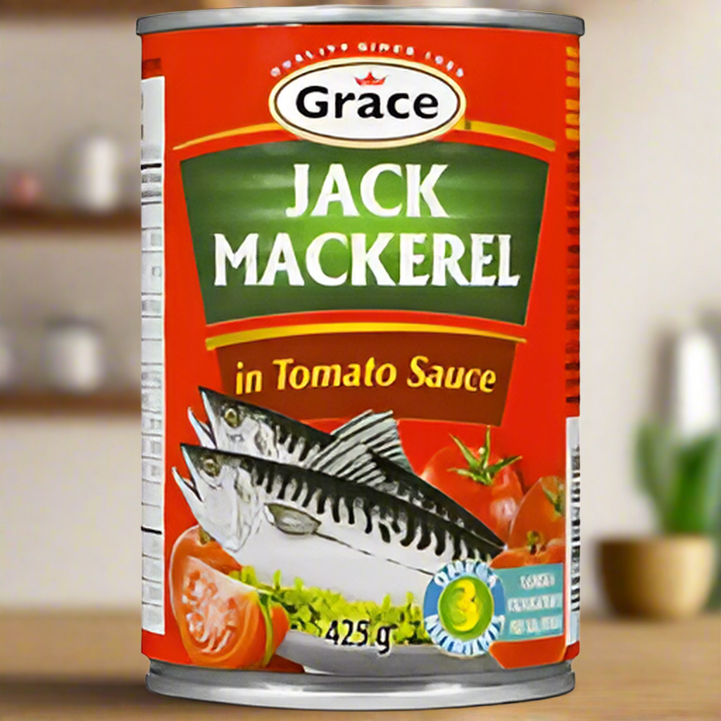 Grace Jack Mackerel in Tomato Sauce 15 oz (2 Pack)