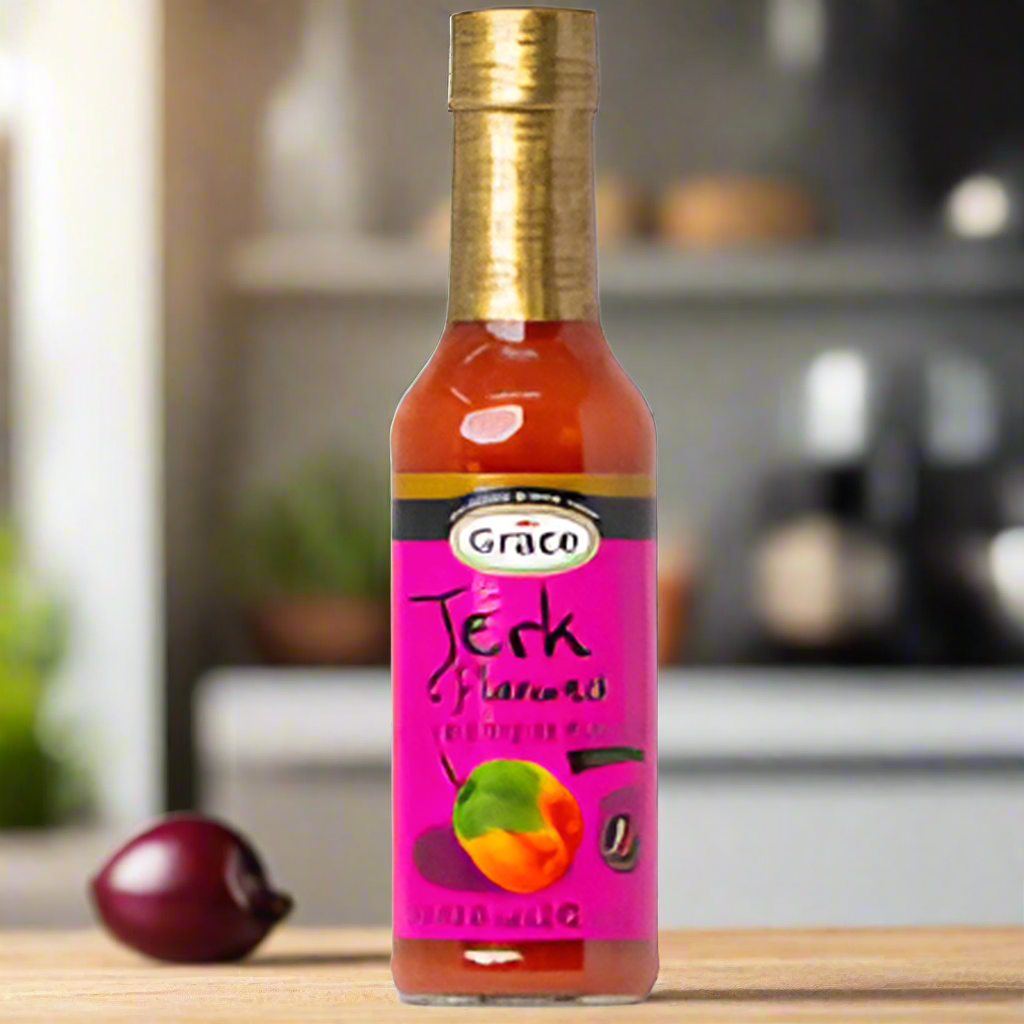 Grace Jerk Flavored Hot Pepper Sauce 4.8 oz