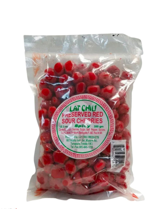 LAT CHIU RED SOUR CHERRIES SPICY 300gr